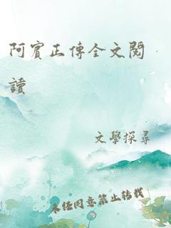 阿宾正传全文阅读